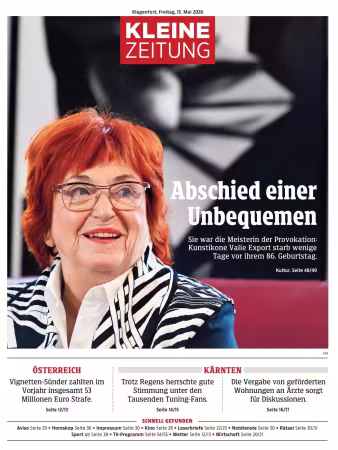 Kleine Zeitung Kaernten - 15 Mai 2026