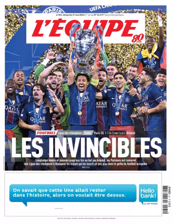L'Equipe - 31 mai 2026