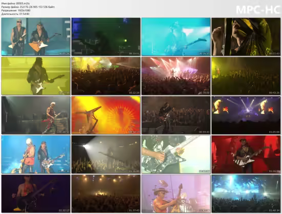 Scorpions - Live In 3D Get Your Sting &amp; Blackout (2011) Blu-ray