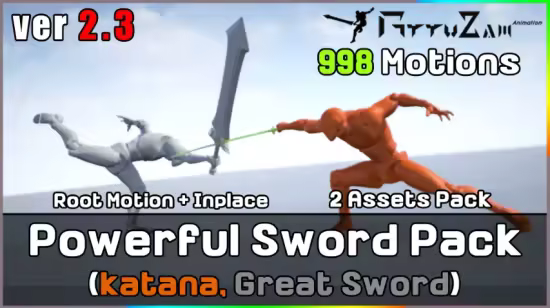 FAB - 2 Assets Powerful Sword Pack (4.27 and 5.0 – 5.7)