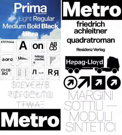 KTF Prima - 7 Styles Font Family €90