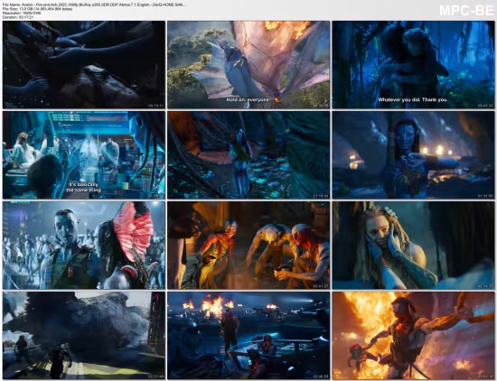 Avatar - Fire and Ash 2025 1080p BluRay x265 SDR DDP Atmos 7.1 English - DarQ-HONE