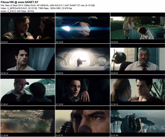 Man of Steel 2013 1080p DUAL NF WEB-DL x264 EAC3 5.1-HdT