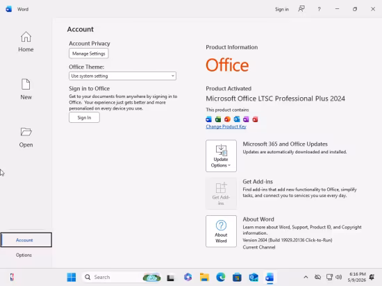 Windows 11 Pro 25H2 Build 26200.8328 (No TPM Required) With Office 2024 Pro Plus Multilingual Preactivated