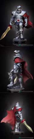 Dragun Studio – King Arthur v3 – 3D Print Model