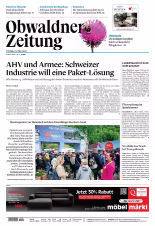 Obwaldner Zeitung - 15 Mai 2026