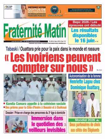 Fraternite Matin - 28 mai 2026
