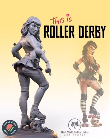 This is Roller Derby – 3D Print Model