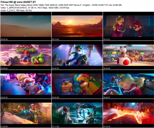 The Super Mario Galaxy Movie 2026 1080p YKW WEB-DL H265 SDR DDP Atmos 5.1 English - HONE