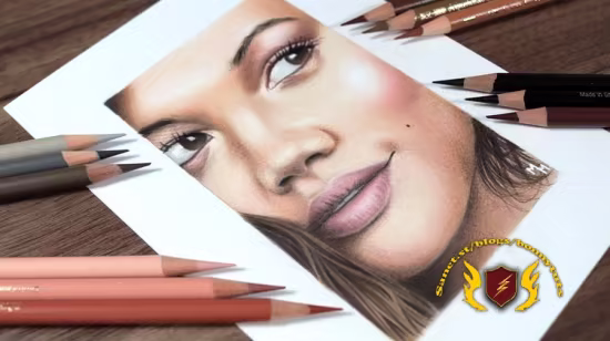 Skin Tones in Colored Pencil
