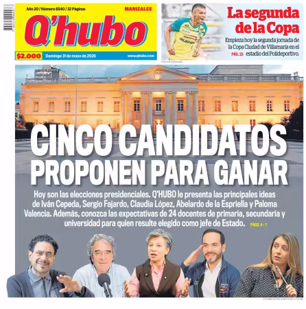 Q'Hubo Manizales - 31 mayo 2026