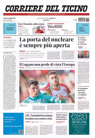 Corriere del Ticino - 15 maggio 2026