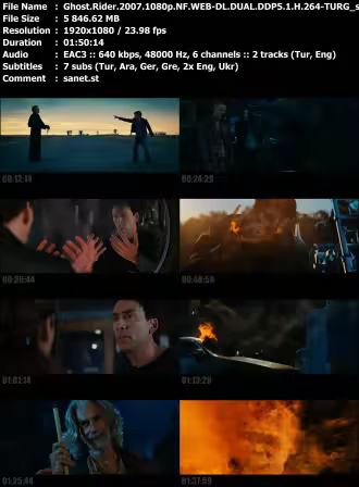 Ghost Rider 2007 1080p NF WEB-DL DUAL DDP5.1 H264-TURG