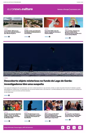 Euronews Culture and Sport (Portuguese) - 15 maio 2026