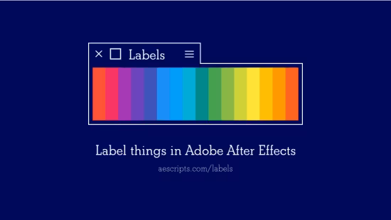 Aescripts Labels v4.0.4
