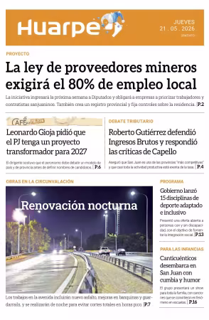 Diario Huarpe - 21 mayo 2026