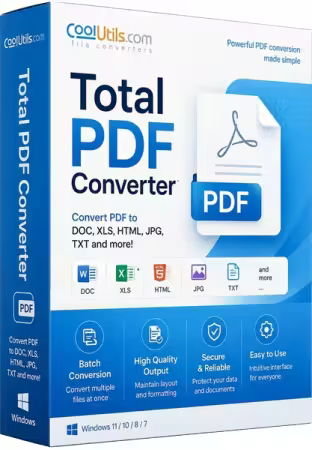 Coolutils Total PDF Converter 6.5.0.158 Multilingual