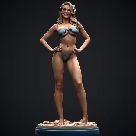 Stepanov Sculpts – Bikini Girl – 3D Print Model