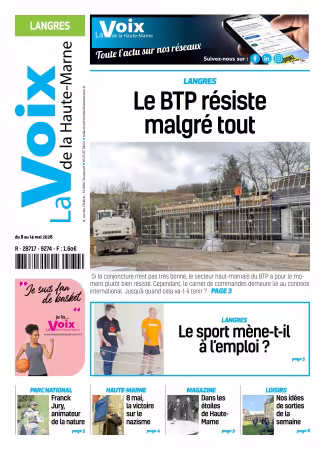 La Voix de la HauteMarne edition Langres - 8 mai 2026