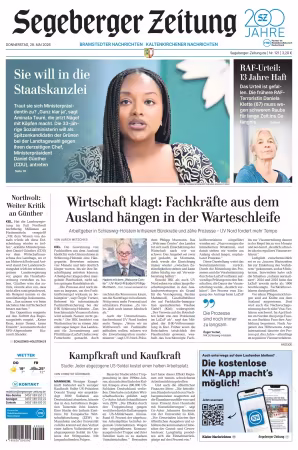 Segeberger Zeitung - 28 Mai 2026