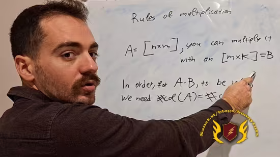 Linear Algebra for Dummies, with applications in AI