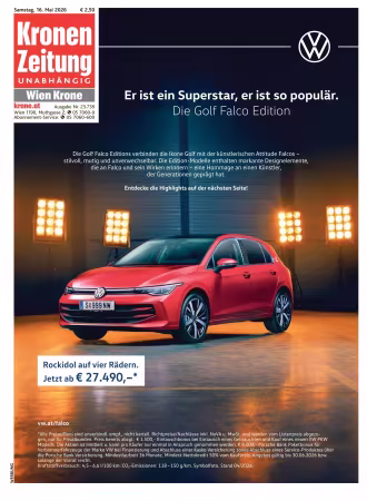 Kronen Zeitung - 16 Mai 2026