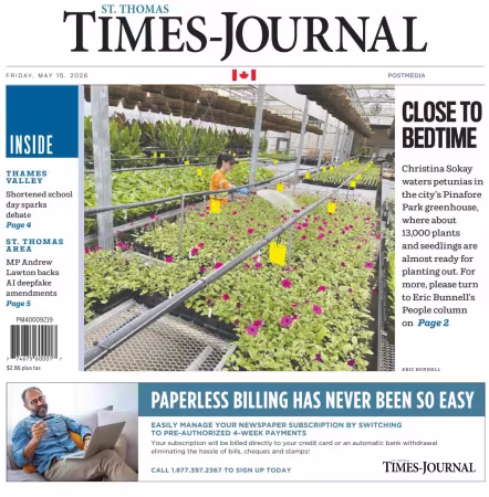 St. Thomas TimesJournal - 15 May 2026
