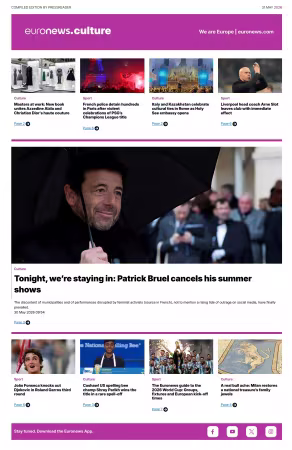 Euronews Culture and Sport Compiled Edition - 31 May 2026