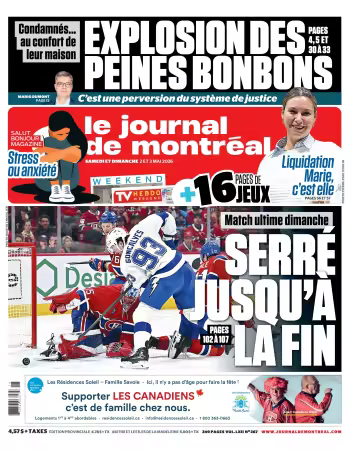 Le Journal de Montreal - 2 mai 2026