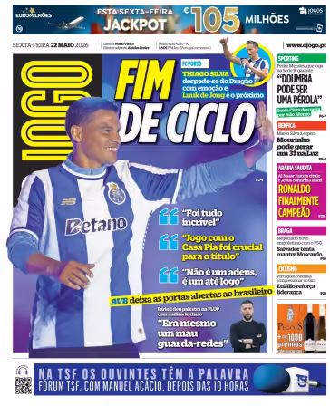 O Jogo - 22 maio 2026