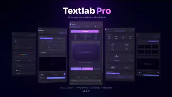Aescripts - Textlab Pro v1.2.0