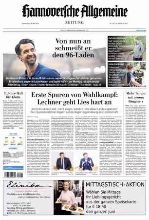 Hannoversche Allgemeine - 28 Mai 2026