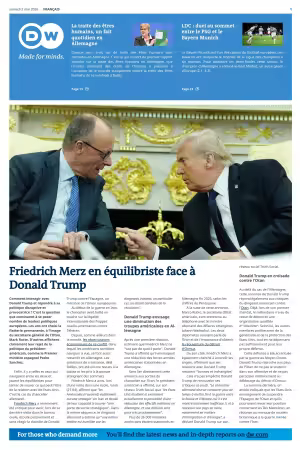 Deutsche Welle (French Edition) - 2 mai 2026
