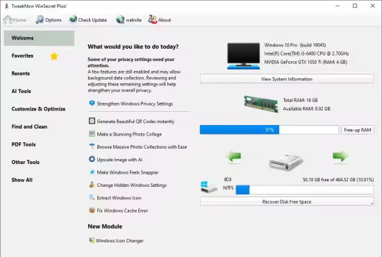 TweakNow WinSecret Plus 9.3