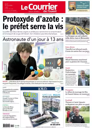 Le Courrier de l’Ouest (DeuxSevres) - 14 mai 2026