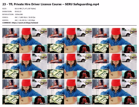 TfL Private Hire Driver Licence English Test &amp; Seru Course