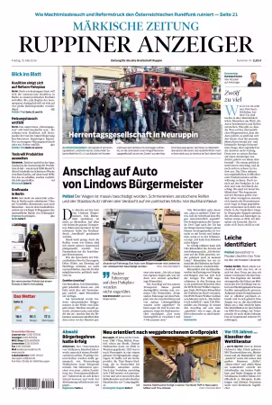 Ruppiner Anzeiger - 15 Mai 2026