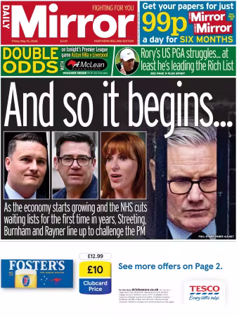 Daily Mirror (Northern Ireland) - 15 May 2026
