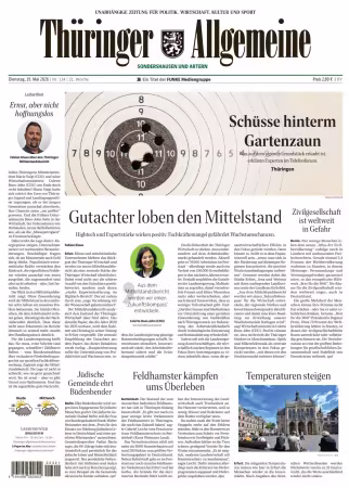 Thuringer Allgemeine (Sonderhausen und Artern) - 19 Mai 2026