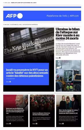AFP - 15 mai 2026