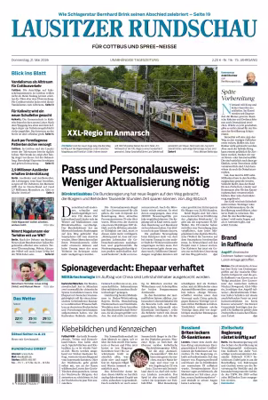 Lausitzer Rundschau - 21 Mai 2026