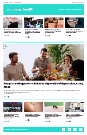 Euronews Health (English) Compiled Edition - 30 May 2026