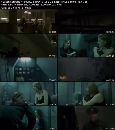 Panic Room 2002 BluRay 1080p DD 5.1 x264-BHDStudio