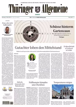 Thuringer Allgemeine (Eisenach) - 19 Mai 2026