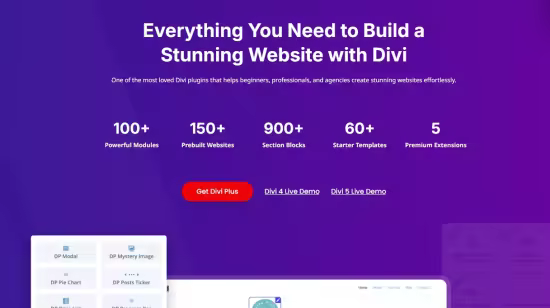 Divi Plus v1.20.1 - 50+ Powerful Modules for Divi Theme