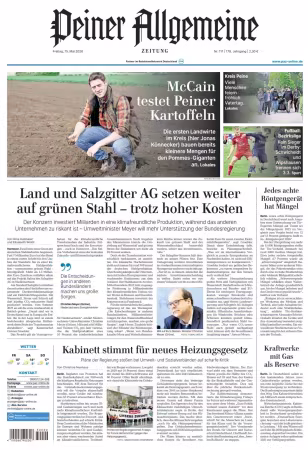 Peiner Allgemeine Zeitung - 15 Mai 2026