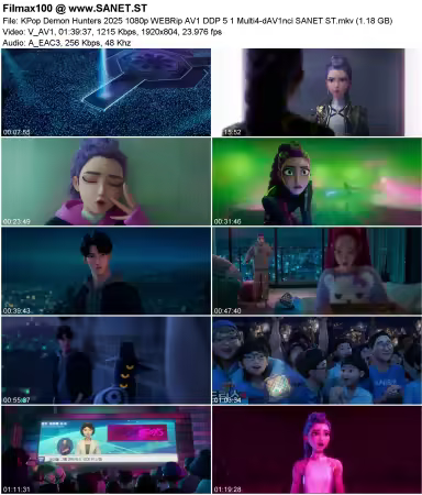 KPop Demon Hunters 2025 1080p WEBRip AV1 DDP 5.1 Multi4-dAV1nci