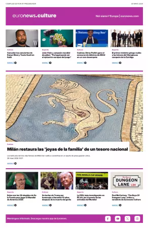 Euronews Culture and Sport (Spanish) Compiled Edition - 30 mayo 2026