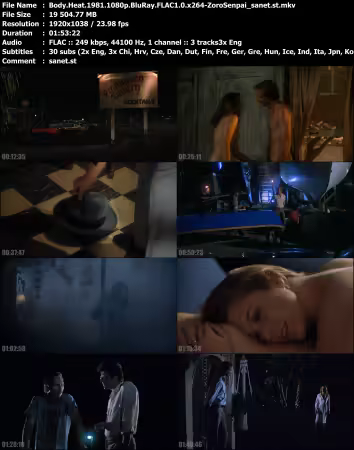 Body Heat 1981 1080p BluRay FLAC1.0 x264-ZoroSenpai