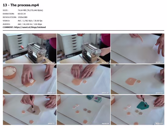 Polymer Clay Hoop Earrings for Beginners